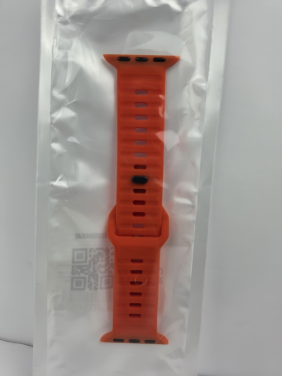 The Unbranded Brand Other - Orange Silicone Sport Watch Band Replacement Strap Breathable Adjustable New